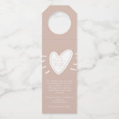 我々は皆、この親切に対してピンク色の行動をとっている ボトルネックタグ (正面)