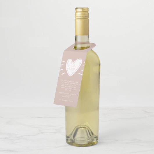 我々は皆、この親切に対してピンク色の行動をとっている ボトルネックタグ (アングル)