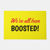 我々は皆、ワクチン文字黄色のドオーマを強化した ドアマット (正面)