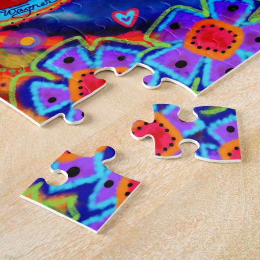 「我々は皆、一緒にいる」インスピレーション ジグソーパズル (側面)