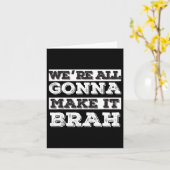 我々は皆、勇気を出すつもりだ カード (黄色い花)