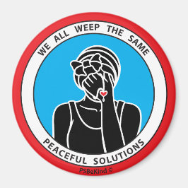 我々は皆、同じ1 Red_3"磁石を泣く マグネット