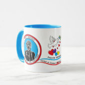 我々は皆、同じ2赤で泣いている マグカップ (正面左)