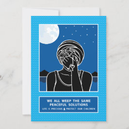 我々は皆、同じ2_Flatカードを5x7で泣いている 案内状