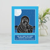 我々は皆、同じ3_Flatカードを5x7で泣いている 案内状 (スタンド正面)