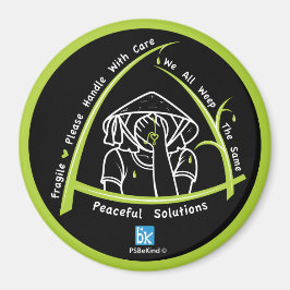 我々は皆、同じ4_3インチのラウンドマグネットを泣く マグネット