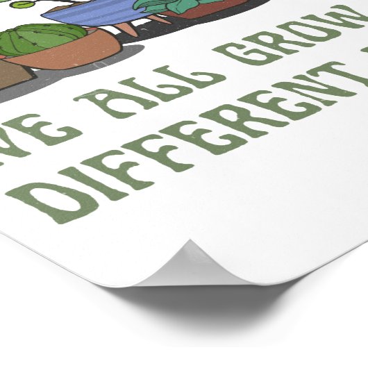 我々は皆、就学前の違う先生で育つ ポスター (角)