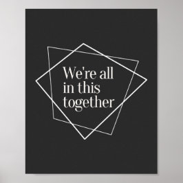 我々は皆、平等引用文 ポスター