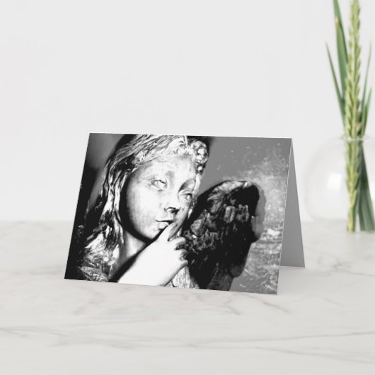 我々は皆、最も深い悔やみや弔慰で進む カード (正面)