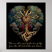 我々は皆、生命の木の一部である ポスター (正面)