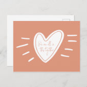 我々は皆、親切なハート ポストカード (正面/裏面)