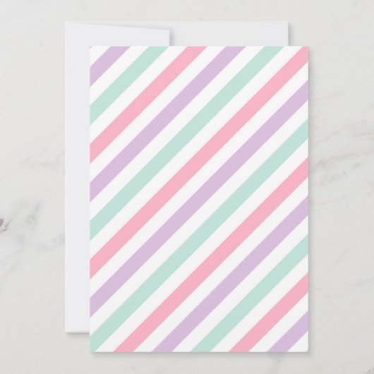 我々は皆、4つのアイスクリーム4th誕生日パーティーを叫ぶ 招待状 (裏面)