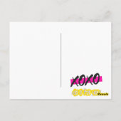 我々は皆、xoxoと一緒にここにいる ポストカード (裏面)