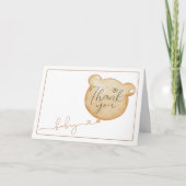 我々は真っ暗に気球を待つことができる サンキューカード (正面)