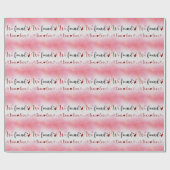 我々は真の愛パステルピンクラップ紙 ラッピングペーパー (フラット)