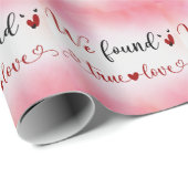 我々は真の愛パステルピンクラップ紙 ラッピングペーパー (ロールコーナー)