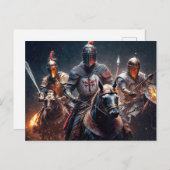 我々は真夜中イラストレーション ポストカード (正面/裏面)