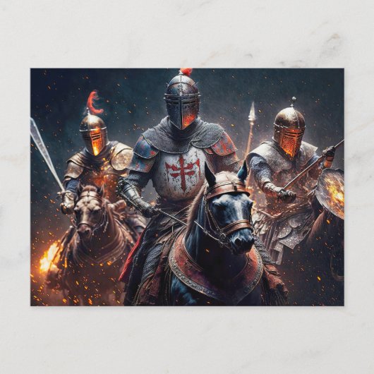 我々は真夜中イラストレーション ポストカード (正面)