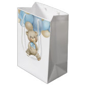 我々は真摯にメッセージカードを待つ ミディアムペーパーバッグ (裏面アングル)