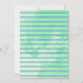 我々は真摯に待つことができるテディベア赤ちゃんシャワー 招待状 (裏面)