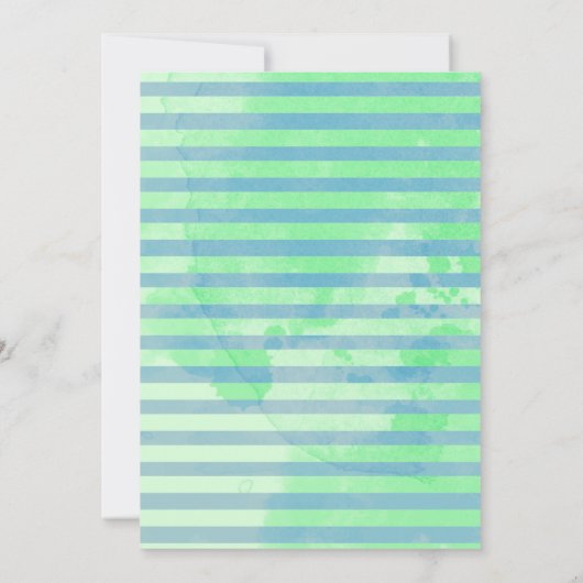 我々は真摯に待つことができるテディベア赤ちゃんシャワー 招待状 (裏面)