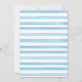 我々は真摯に待つことができるテディベア赤ちゃんシャワー 招待状 (裏面)