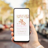 我々は真摯に待つことができるテディベア赤ちゃんシャワー 招待状