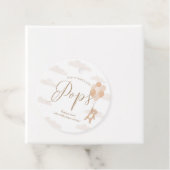 我々は真摯に待つことができるニュートラルベビーシャワーワインボトル フェイバータグ (インサイチュ)