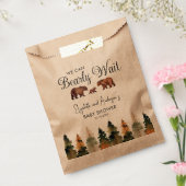 我々は真摯に待つことができる秋ベビーシャワー フェイバーバッグ (封をした状態)