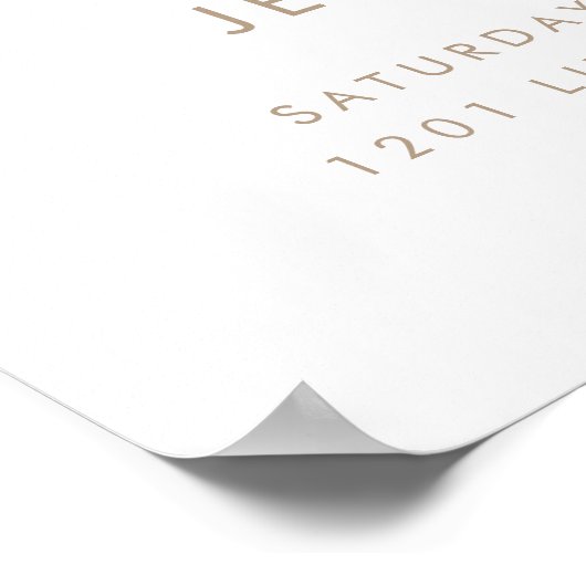 我々は真摯に待つことができる – ピンクのフローラ女の子の赤ちゃんシャワー ポスター (角)