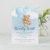 我々は真摯に待つことができる – 男の赤ちゃん 招待状 (スタンド正面)