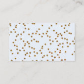 我々は真摯に待つ男の子のシャワーおむつラッフル エンクロージャーカード (裏面)