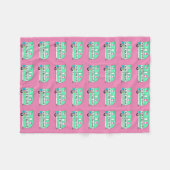 我々は眠るのが好のまわりにきだ フリースブランケット (正面(横))