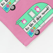 我々は眠るのが好のまわりにきだ フリースブランケット (角)