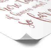 我々は知っているここにバラ金ゴールド8x10サイン ポスター (角)