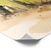 我々は知らないどのように幸運である – 水色のプリント ポスター (角)