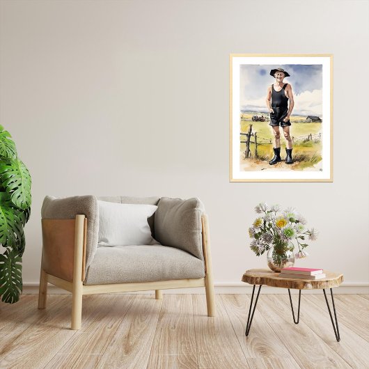 我々は知らないどのように幸運である – 水色のプリント ポスター