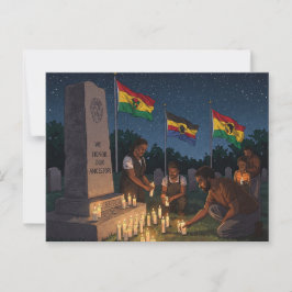 我々は祖先を敬う。十二分 ポストカード