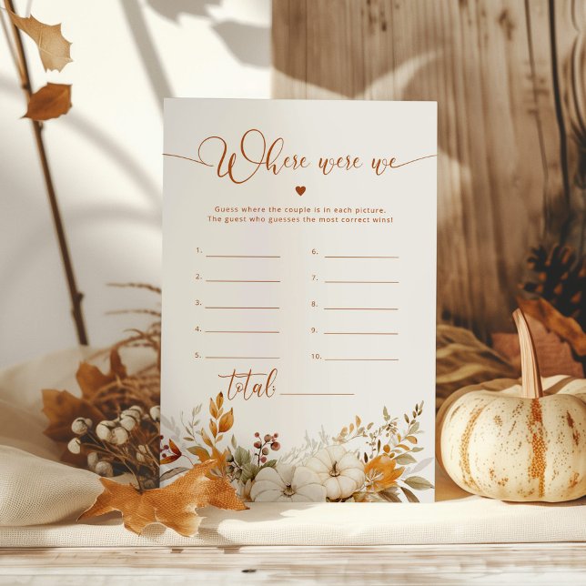 我々は秋ブライダルシャワーゲーム (クリエイターアップロード済み)