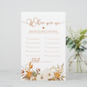 我々は秋ブライダルシャワーゲーム (スタンド正面)