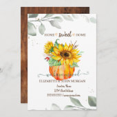 我々は移動した，かぼちゃ，葉，ひまわり，木材 (正面/裏面)