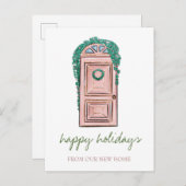 我々は移動した，クリスマスドア 案内ポストカード (正面/裏面)