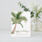 我々は移動した，クリスマスパームツリーボール 案内ポストカード (スタンド正面)