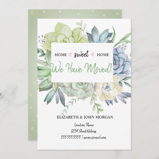 我々は移動した，サボテンの多肉果水玉模様 (正面/裏面)