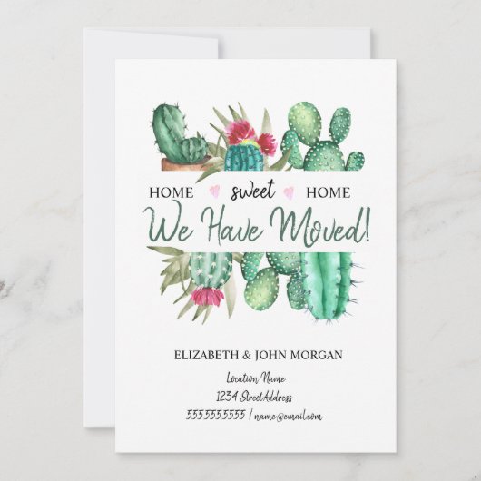 我々は移動した，サボテンの水玉模様 (正面)