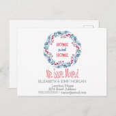 我々は移動した，リース，ホームスイートホーム 案内ポストカード (正面/裏面)