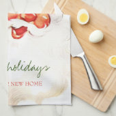 我々は移動した,レトロサンタクロース キッチンタオル (四つ折り)