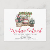 我々は移動した，休日の暖炉，ホームスイートホーム 案内ポストカード (正面)