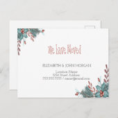 我々は移動した,休暇,ホリーベリー 案内ポストカード (正面/裏面)