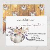 我々は移動した，木材，フローラカボチャ (正面/裏面)